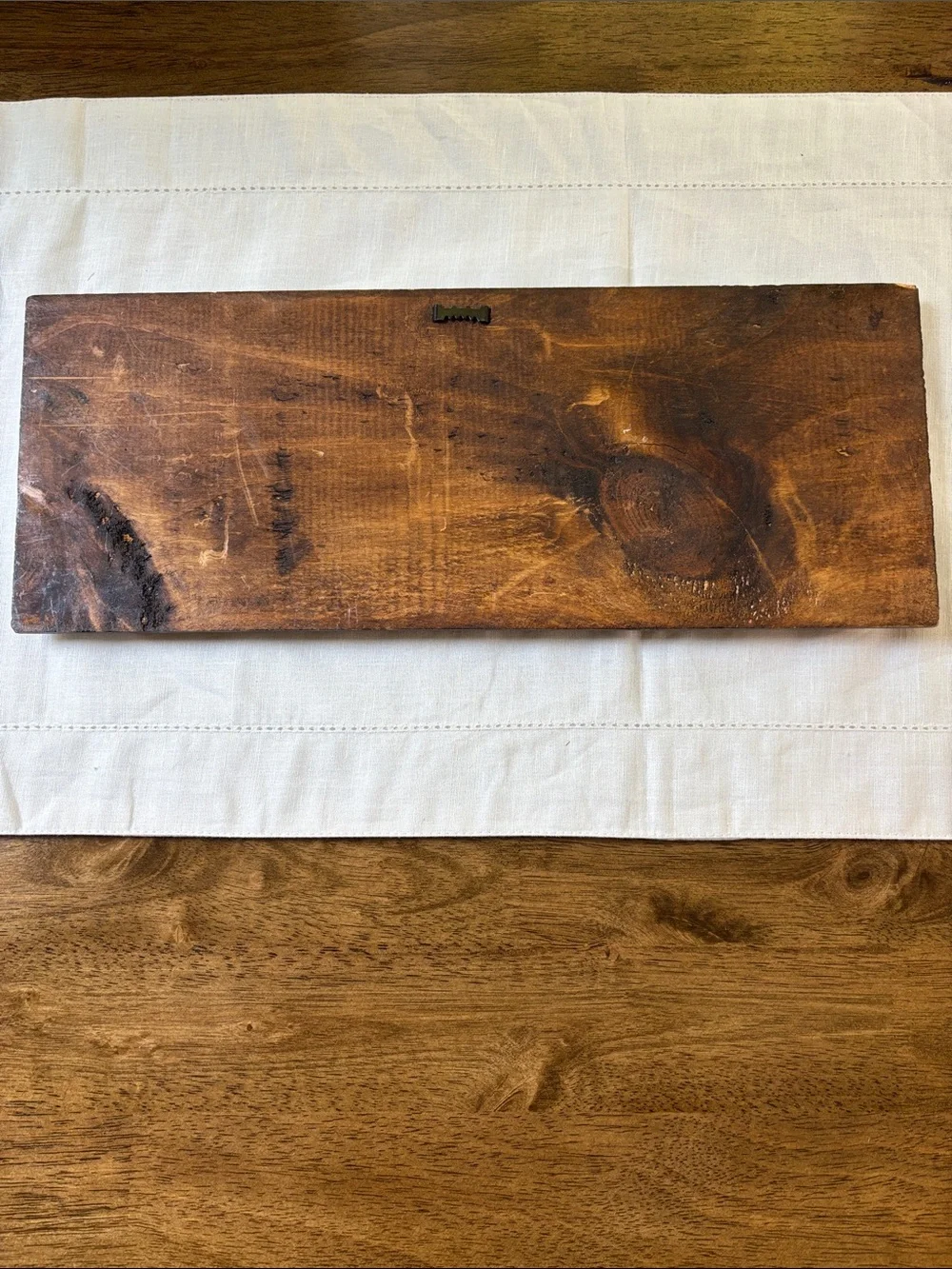 Vintage Wooden C.Palmer Signed Countryside Alphabet Art Primitive Folk Art